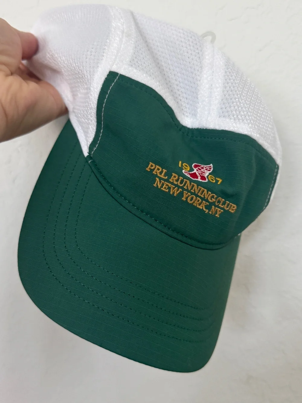 NWT polo Ralph Lauren running club Embroidered Ripstop & Mesh Cap NYC